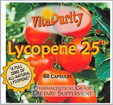 Take advantage of Bargain Bin closeout pricing on VitaPurity Lycopene 25 NOW!