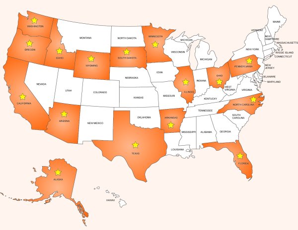 You can now purchase VitaPurity products locally in these states.